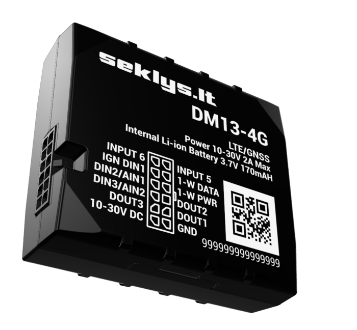 GPS seklys DM13-4G su CAN Control